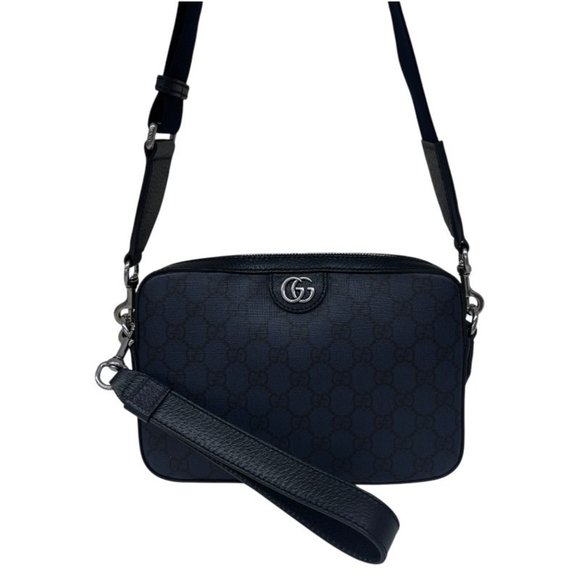 GUCCI Ophidia Crossbody 699439 Men's 2-Way Shoulder Bag in GG Supreme - Picture 1 of 10
